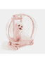 Boîte de transport Bubble rose / transparente