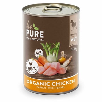 Dog Organic Chicken, vegetables &amp; rice