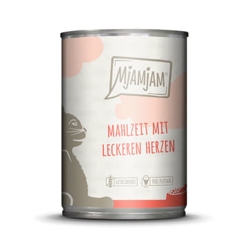 Mahlzeit mit leckeren Herzen
