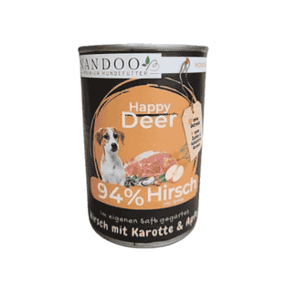 Happy Deer - Cerf avec carotte & pomme
