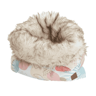 Petit panier pour chiens & chats Snuggle Canvas / Faux Fur
