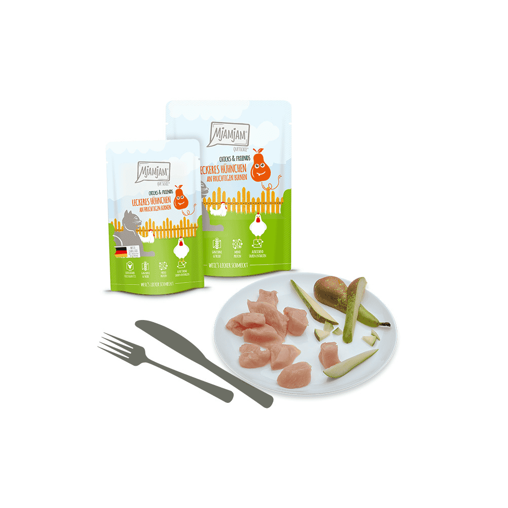 Chicks &amp; Friends - Delicious chicken with fruity pears