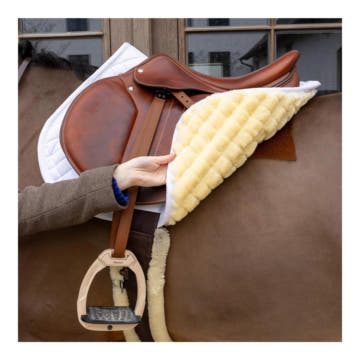 Eventing saddle pad Diamond Skin Friendly Lambskin