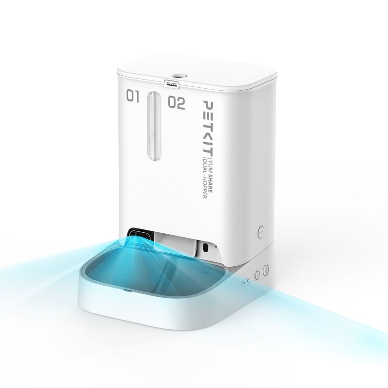 Yumshare Dual-Hopper Smart Pet Feeder mit Kamera