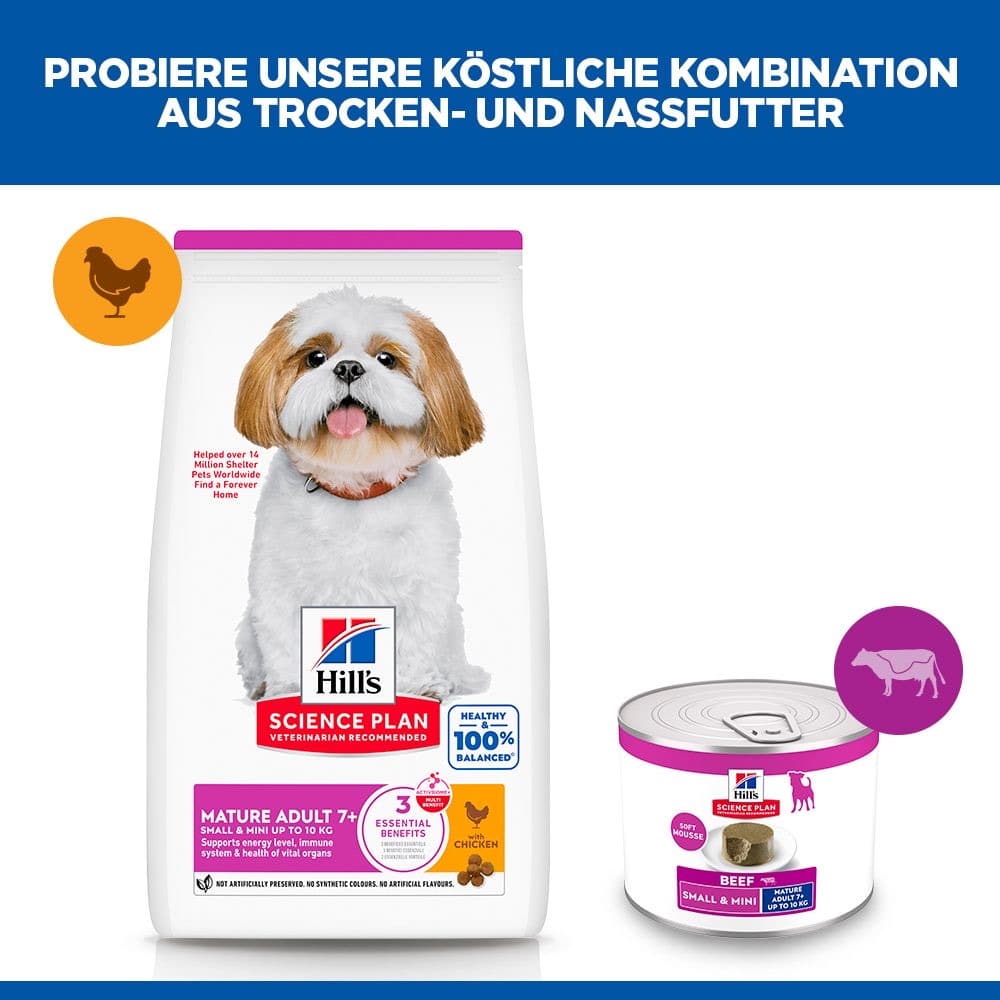 Canine Small & Mini Breed Mature Adult Beef - Dose