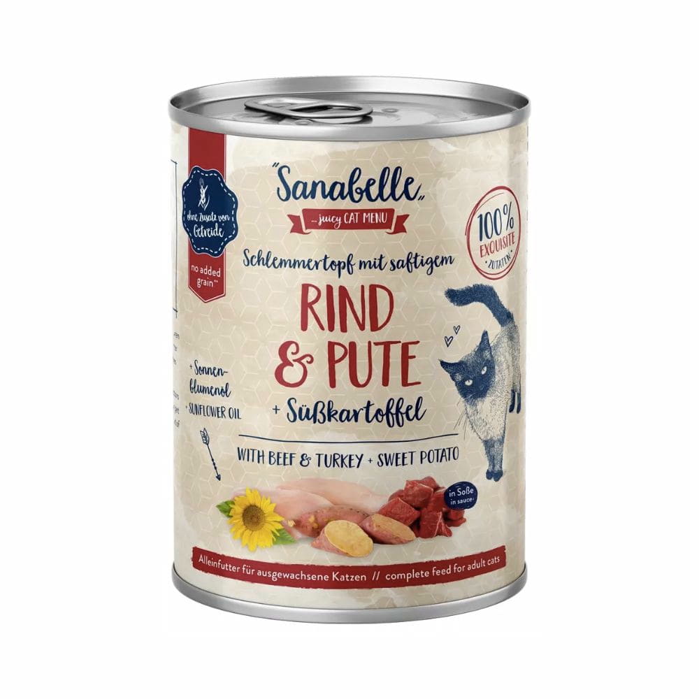 Rind & Pute mit Süsskartoffel