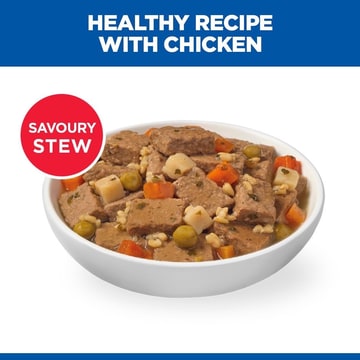 Canine Mature Adult 7+ Delicious Cuisine with chicken & added vegetables can