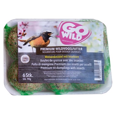 Premium Meisenknödel mit Insekten