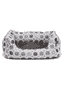 Hundebett Geometric, grau