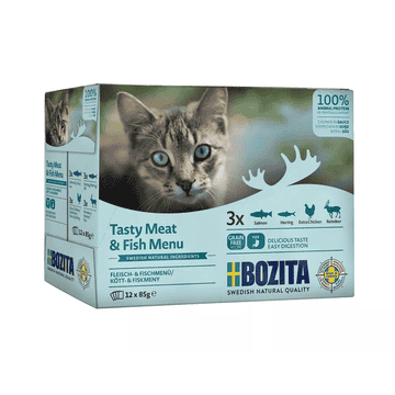 Cat Pouch Häppchen in Sauce Fisch & Fleisch-Menü