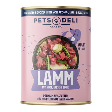 Adult lamb with millet