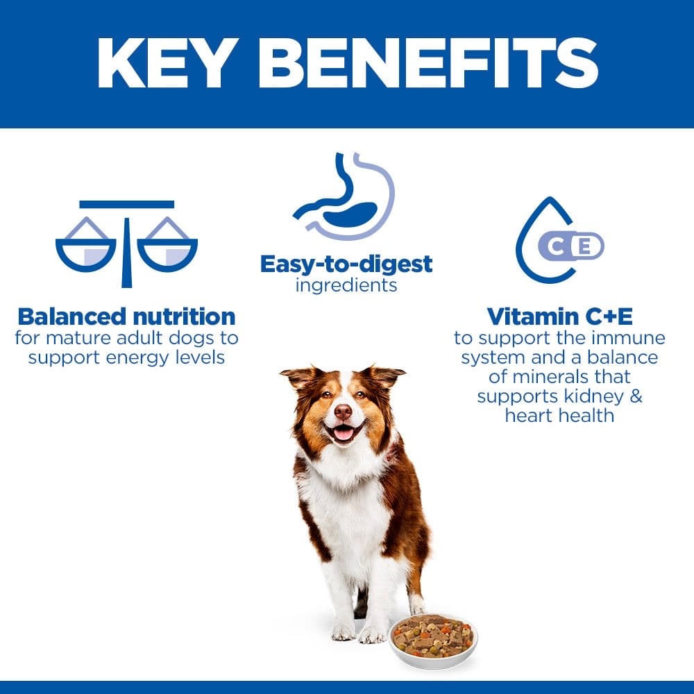Canine Mature Adult 7+ Delicious Cuisine with chicken & added vegetables can