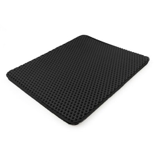 Litter Mat Velcro Schwarz