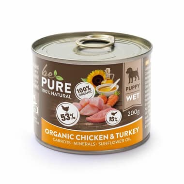 Dog Organic Chicken ​& Turkey Bio Puppy