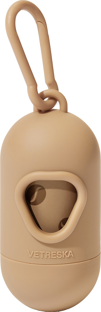Set distributeur de sacs à crottes Coffee, 7 rouleaux