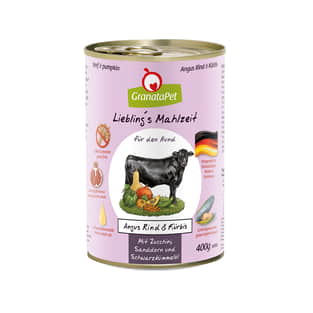 Hund - Liebling's Mahlzeit Angus Rind &amp; Kürbis