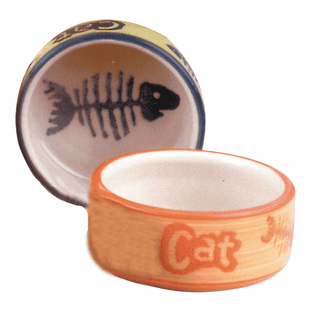 Katzennapf Keramik CAT, assortiert