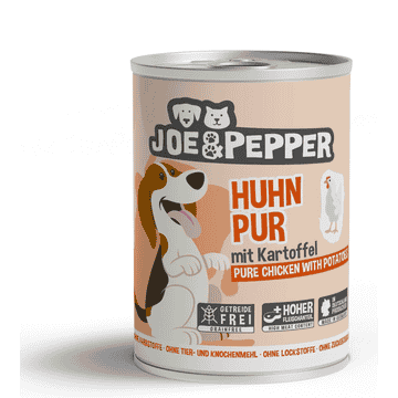 Dog Huhn pur mit Kartoffeln