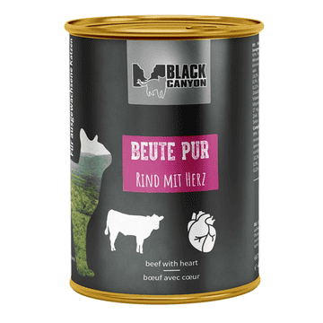 Cat Beute pur (proie pure) - bœuf avec cœur