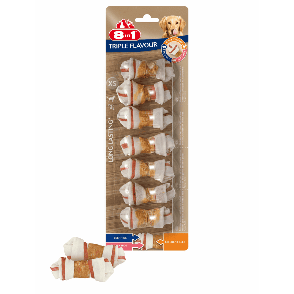 Triple Flavour Snacks en différentes tailles