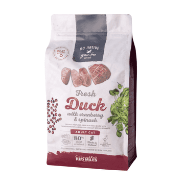 Adult Cat with Fresh Duck Dry Food
