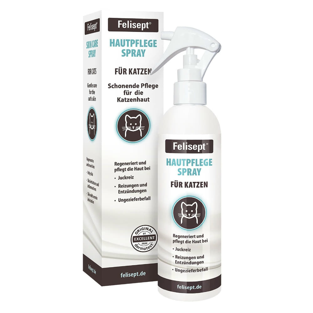 Spray de soin de la peau pour chats