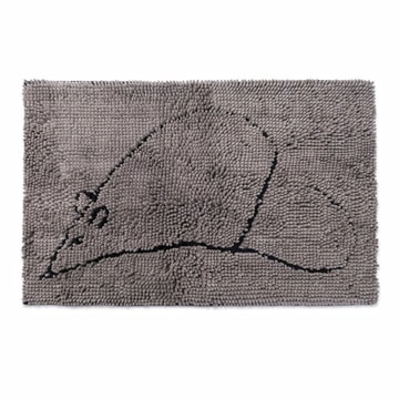 Dirty Cat Litter Mat gray