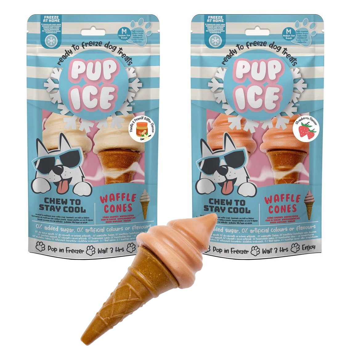 Waffle Cones Hundeeis
