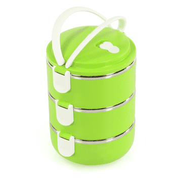 Triple storage container &amp; food bowl