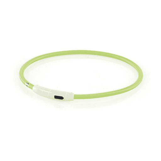 Universal-Leuchthalsband Plus D=7mm lime