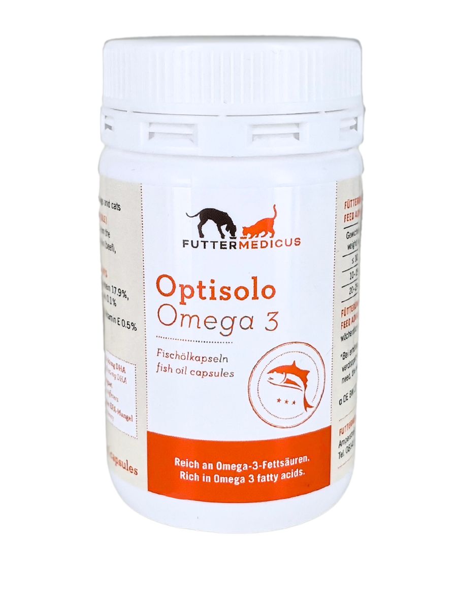 Optisolo Omega 3 fish oil capsules