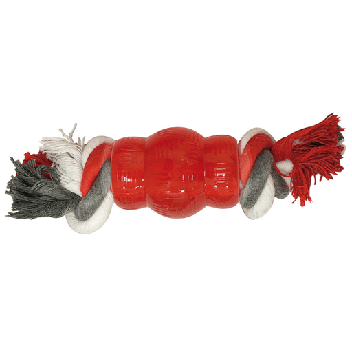 swisspet Hundespielzeug Strong Chew mit Seil, ø = 5cm, L = 17cm