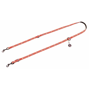 Leash Pfoty, red