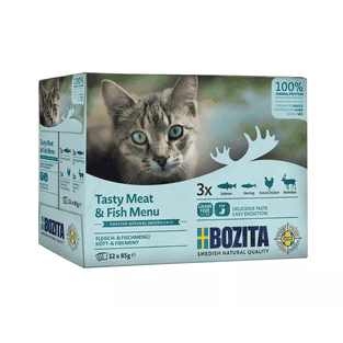 Cat Pouch Häppchen in Sauce Fisch & Fleisch-Menü