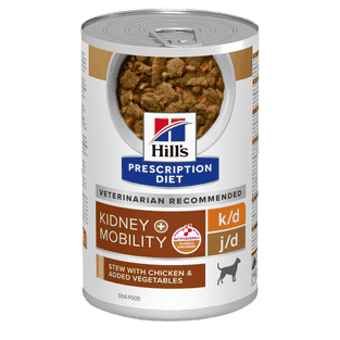 Canine k/d + j/d Kidney + Mobility Chicken Stew - Boîte