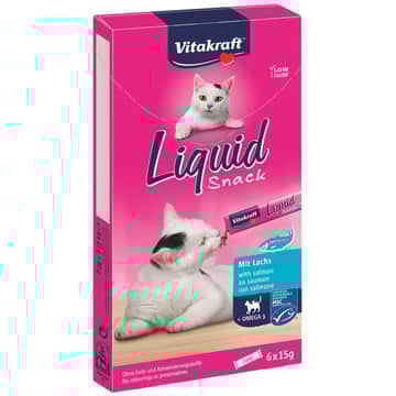 Cat Liquid Snack Lachs MSC+Omega3