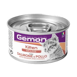 Cat Kitten Mousse with Salmon and Chicken