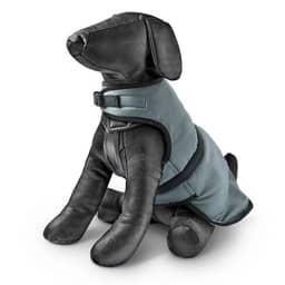 Hundemantel Thermo coat grau