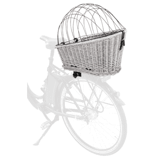 Fahrradkorb für Gepäckträger mit Gitter