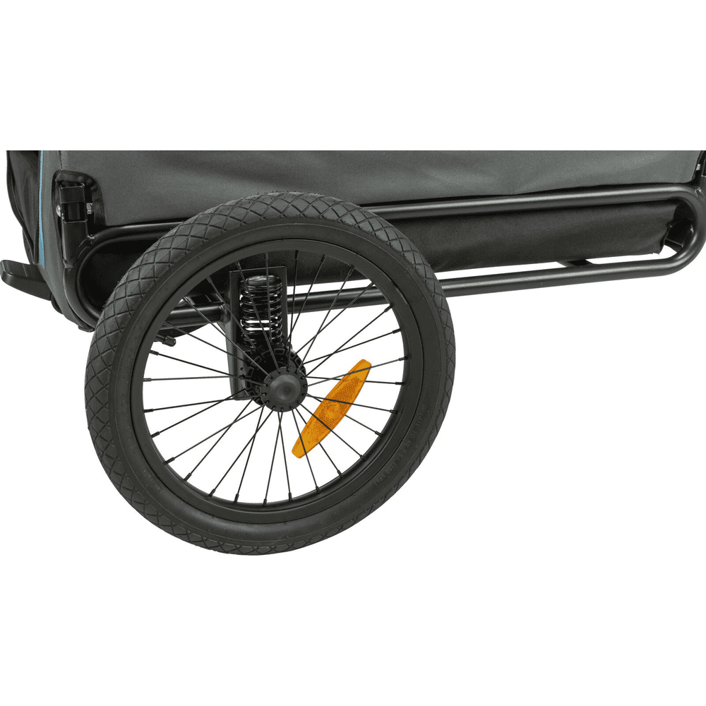 Remorque de vélo gris/bleu