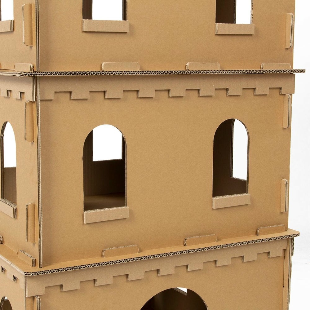 Katzenburg aus Pappe Sir Scratch-A-Lot