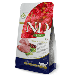 Feline Adult Quinoa Weight Management Lamm, Brokkoli
