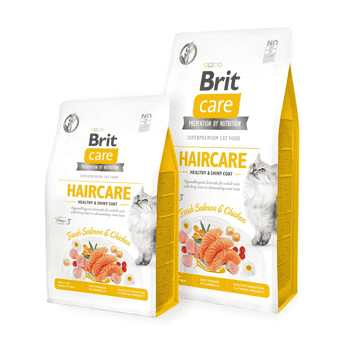 Care Cat Grainfree - Haircare - Salmon & Chicken - Healthy & Shiny Coat