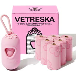 Kotbeutelspender Set Cherry Blossom, 7 Rollen