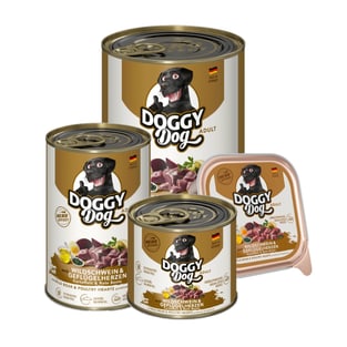 Wildschwein & Geflügelherzen - Dosen