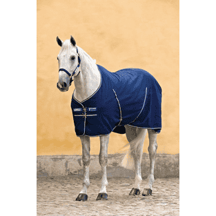 Couverture d'écurie Rambo Stable Sheet - bleu marine