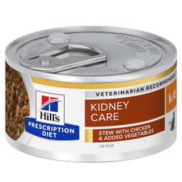 Feline k/d Kidney Care Ragout avec poulet et légumes ajoutés - Boîte
