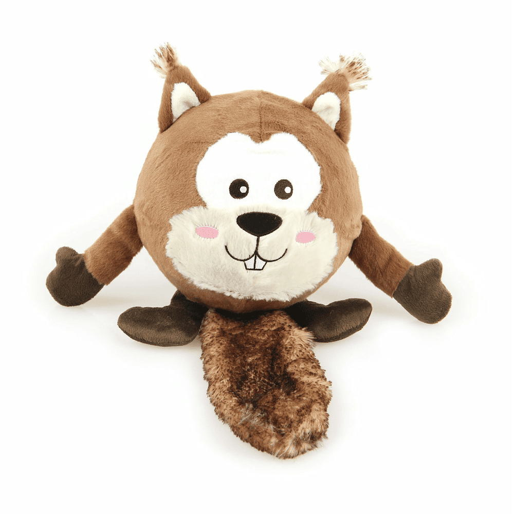 Faceball plush squirrel