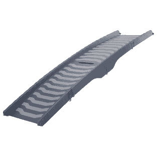Klapp-Rampe Petwalk, 3-fach klappbar