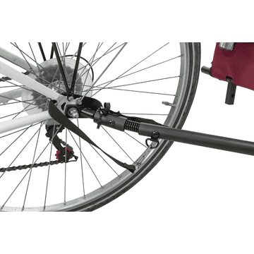 Remorque de vélo gris/rouge